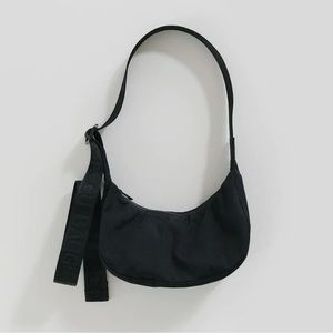 NEW BAGGU Mini Nylon Crescent Bag